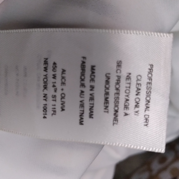 ALICE+OLIVIA Striped Midi Skirt w/Deep Front Vent - Picture 5 of 8